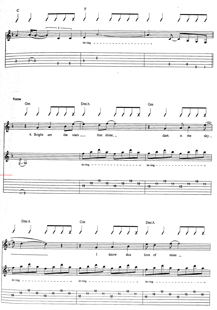 And_I_Love_Her|吉他谱|图片谱|高清|Beatles|披头士