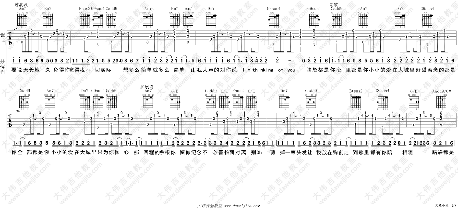 tab_wanglihong_dachengxiaoai_3.gif 大城小爱吉他谱_王力宏_弹唱教学视频_C转D调